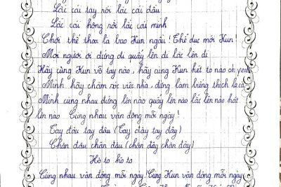 Kết thúc tuần thứ 3 với những công việc và kết quả đã đạt được: Tham gia sân chơi viết chữ đẹp do HDĐ phát động; cuộc thi “ sáng kiến phòng chống bạo lực học đường và sử dụng lao động trẻ em” năm 2025 do PGD phát động.